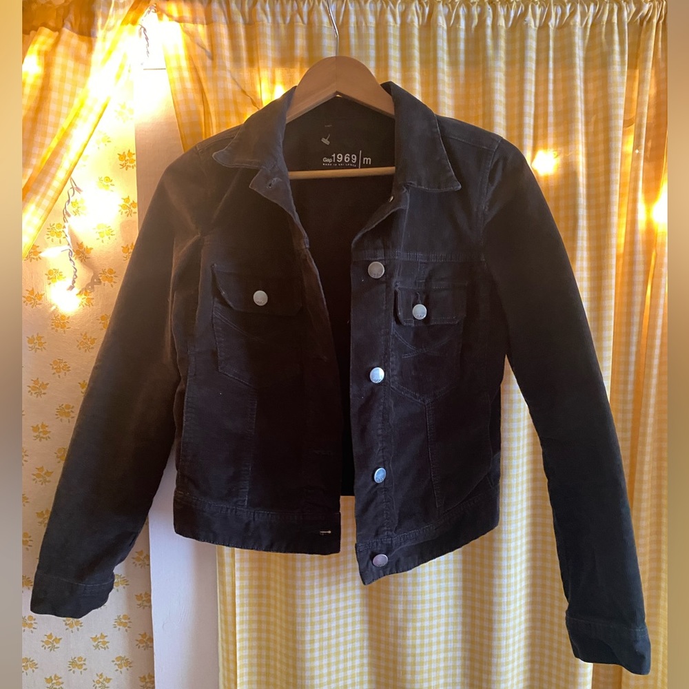 Gap Black Corduroy Jacket